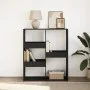 Black shelving/space divider 100x33x115 cm by , Bookcases and shelves - Ref: Foro24-854509, Price: 54,62 €, Discount: %