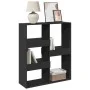 Black shelving/space divider 100x33x115 cm by , Bookcases and shelves - Ref: Foro24-854509, Price: 54,62 €, Discount: %
