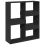 Black shelving/space divider 100x33x115 cm by , Bookcases and shelves - Ref: Foro24-854509, Price: 54,62 €, Discount: %