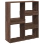 Regal / Raumteiler Eiche braun 100x33x115 cm von , Bücherregale und Regale - Ref: Foro24-854514, Preis: 55,45 €, Rabatt: %