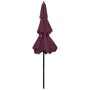 Sombrilla de 3 niveles con poste de aluminio burdeos 2,5 m de vidaXL, Sombrillas - Ref: Foro24-313864, Precio: 71,61 €, Descu...