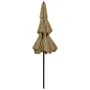 3-tier parasol with taupe gray aluminum pole 2.5 m by vidaXL, Umbrellas - Ref: Foro24-313863, Price: 77,52 €, Discount: %