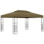 Garden gazebo tent with LED light strip 3x4m taupe 180 g/m² by , Tents and gazebos - Ref: Foro24-3070310, Price: 297,45 €, Di...