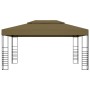 Garden gazebo tent with LED light strip 3x4m taupe 180 g/m² by , Tents and gazebos - Ref: Foro24-3070310, Price: 291,40 €, Di...