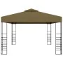Garden gazebo tent with LED light strip 3x4m taupe 180 g/m² by , Tents and gazebos - Ref: Foro24-3070310, Price: 297,45 €, Di...