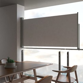 Retractable side awning for patio 120x300 cm gray by , Umbrellas - Ref: Foro24-45189, Price: 86,58 €, Discount: %