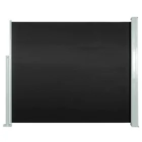 Retractable side awning 120x300 cm black by , Umbrellas - Ref: Foro24-45359, Price: 92,81 €, Discount: %