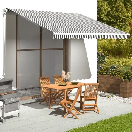 Ersatztuch für anthrazitgraue und weiße Markise 4x3 m von vidaXL, Markisen - Ref: Foro24-311987, Preis: 63,43 €, Rabatt: %