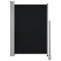 Toldo lateral retráctil para patio 120x300 cm negro de , Sombrillas - Ref: Foro24-45187, Precio: 72,43 €, Descuento: %
