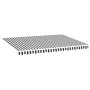 Tela de repuesto para toldo gris antracita y blanco 4x3 m de vidaXL, Toldos - Ref: Foro24-311987, Precio: 66,44 €, Descuento: %