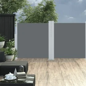 Retractable side awning in anthracite gray, 120x600 cm. by , Umbrellas - Ref: Foro24-48450, Price: 179,88 €, Discount: %
