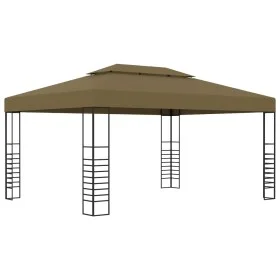 Taupe gray gazebo 3x4 m 180 g/m² by , Tents and gazebos - Ref: Foro24-312229, Price: 247,63 €, Discount: %