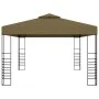 Taupe gray gazebo 3x4 m 180 g/m² by , Tents and gazebos - Ref: Foro24-312229, Price: 247,63 €, Discount: %