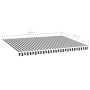 Ersatztuch für anthrazitgraue und weiße Markise 4x3 m von vidaXL, Markisen - Ref: Foro24-311987, Preis: 53,68 €, Rabatt: %
