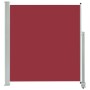 Toldo lateral retráctil de patio rojo 140x300 cm de , Sombrillas - Ref: Foro24-48348, Precio: 75,63 €, Descuento: %