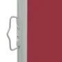 Retractable red patio side awning 140x300 cm by , Umbrellas - Ref: Foro24-48348, Price: 74,14 €, Discount: %