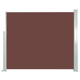 Retractable side awning 120x300 cm brown by , Umbrellas - Ref: Foro24-45364, Price: 81,32 €, Discount: %