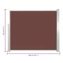 Toldo lateral retráctil 120x300 cm marrón de , Sombrillas - Ref: Foro24-45364, Precio: 79,51 €, Descuento: %
