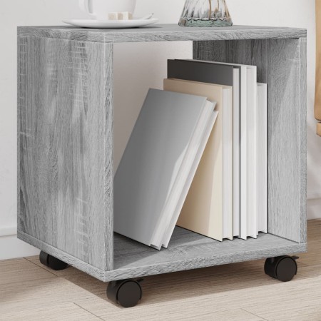 Armario con ruedas madera ingeniería gris Sonoma 37x33x42,5 cm de , Mesas auxiliares - Ref: Foro24-853133, Precio: 26,49 €, D...