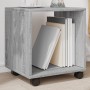 Armario con ruedas madera ingeniería gris Sonoma 37x33x42,5 cm de , Mesas auxiliares - Ref: Foro24-853133, Precio: 26,49 €, D...