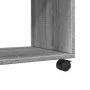 Rollcontainer aus grauem Sonoma-Ingenieurholz mit Rädern, 37x33x42,5 cm. von , Seitentische - Ref: Foro24-853133, Preis: 25,8...