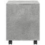 Wheeled cabinet made of gray concrete engineered wood, measuring 37x33x42.5cm. by , Side tables - Ref: Foro24-853131, Price: ...