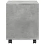 Wheeled cabinet made of gray concrete engineered wood, measuring 37x33x42.5cm. by , Side tables - Ref: Foro24-853131, Price: ...
