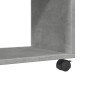 Wheeled cabinet made of gray concrete engineered wood, measuring 37x33x42.5cm. by , Side tables - Ref: Foro24-853131, Price: ...
