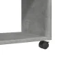 Wheeled cabinet made of gray concrete engineered wood, measuring 37x33x42.5cm. by , Side tables - Ref: Foro24-853131, Price: ...