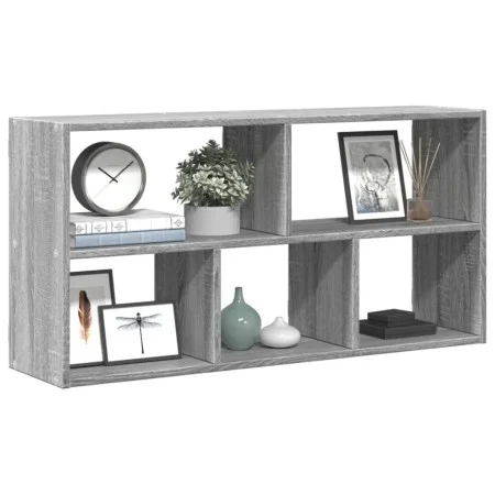 Engineered wood gray Sonoma wall shelf 100x25x50 cm by , Shelves and shelves - Ref: Foro24-853277, Price: 51,92 €, Discount: %