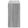 Engineered wood gray Sonoma wall shelf 100x25x50 cm by , Shelves and shelves - Ref: Foro24-853277, Price: 51,92 €, Discount: %