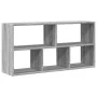 Engineered wood gray Sonoma wall shelf 100x25x50 cm by , Shelves and shelves - Ref: Foro24-853277, Price: 51,92 €, Discount: %