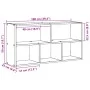 Engineered wood gray Sonoma wall shelf 100x25x50 cm by , Shelves and shelves - Ref: Foro24-853277, Price: 51,92 €, Discount: %