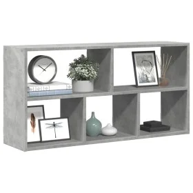 Estantería de pared madera ingeniería gris hormigón 100x25x50cm de , Estantes y estanterías - Ref: Foro24-853275, Precio: 51,...