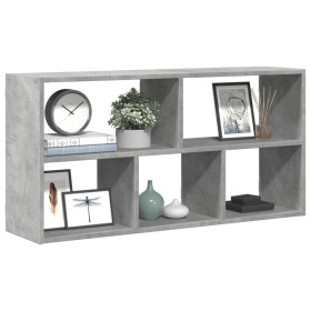 Wandregal aus grauem Beton-Ingenieurholz 100x25x50cm von , Regale und Regale - Ref: Foro24-853275, Preis: 53,01 €, Rabatt: %