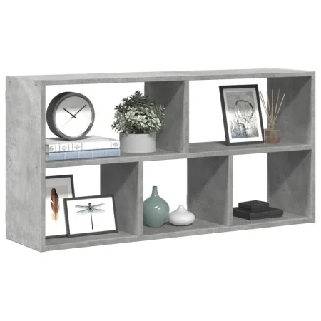 Engineered wood gray concrete wall shelf 100x25x50cm by , Shelves and shelves - Ref: Foro24-853275, Price: 51,53 €, Discount: %