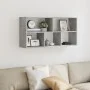 Engineered wood gray concrete wall shelf 100x25x50cm by , Shelves and shelves - Ref: Foro24-853275, Price: 51,53 €, Discount: %