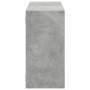Wandregal aus grauem Beton-Ingenieurholz 100x25x50cm von , Regale und Regale - Ref: Foro24-853275, Preis: 49,28 €, Rabatt: %