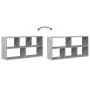Engineered wood gray concrete wall shelf 100x25x50cm by , Shelves and shelves - Ref: Foro24-853275, Price: 51,53 €, Discount: %