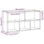 Engineered wood gray concrete wall shelf 100x25x50cm by , Shelves and shelves - Ref: Foro24-853275, Price: 51,53 €, Discount: %