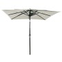 3-stöckiger Sonnenschirm mit sandfarbenem Aluminiummast 2,5 x 2,5 m von vidaXL, Sonnenschirme - Ref: Foro24-313836, Preis: 77...