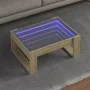 Coffee table with Infinity LED Sonoma oak 70x53x30 cm by , Coffee table - Ref: Foro24-847632, Price: 81,06 €, Discount: %