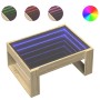 Mitteltisch mit Infinity LED Eiche Sonoma 70x53x30 cm von , Couchtisch - Ref: Foro24-847632, Preis: 82,10 €, Rabatt: %