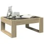 Coffee table with Infinity LED Sonoma oak 70x53x30 cm by , Coffee table - Ref: Foro24-847632, Price: 81,06 €, Discount: %
