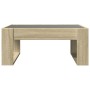 Coffee table with Infinity LED Sonoma oak 70x53x30 cm by , Coffee table - Ref: Foro24-847632, Price: 82,10 €, Discount: %