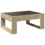 Coffee table with Infinity LED Sonoma oak 70x53x30 cm by , Coffee table - Ref: Foro24-847632, Price: 82,10 €, Discount: %
