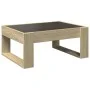 Coffee table with Infinity LED Sonoma oak 70x53x30 cm by , Coffee table - Ref: Foro24-847632, Price: 81,06 €, Discount: %