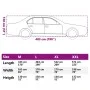 Funda de coche para Sedan con correas hebilla plateado L de , Cubiertas para almacenamiento de automóviles - Ref: Foro24-4008...