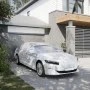 Autoschutzhülle mit Haken, halb silber, M von , Autoaufbewahrungsabdeckungen - Ref: Foro24-4008933, Preis: 17,74 €, Rabatt: %