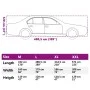 Car cover for Sedan with silver PEVA buckle straps L by , Car Storage Covers - Ref: Foro24-4008952, Price: 37,35 €, Discount: %